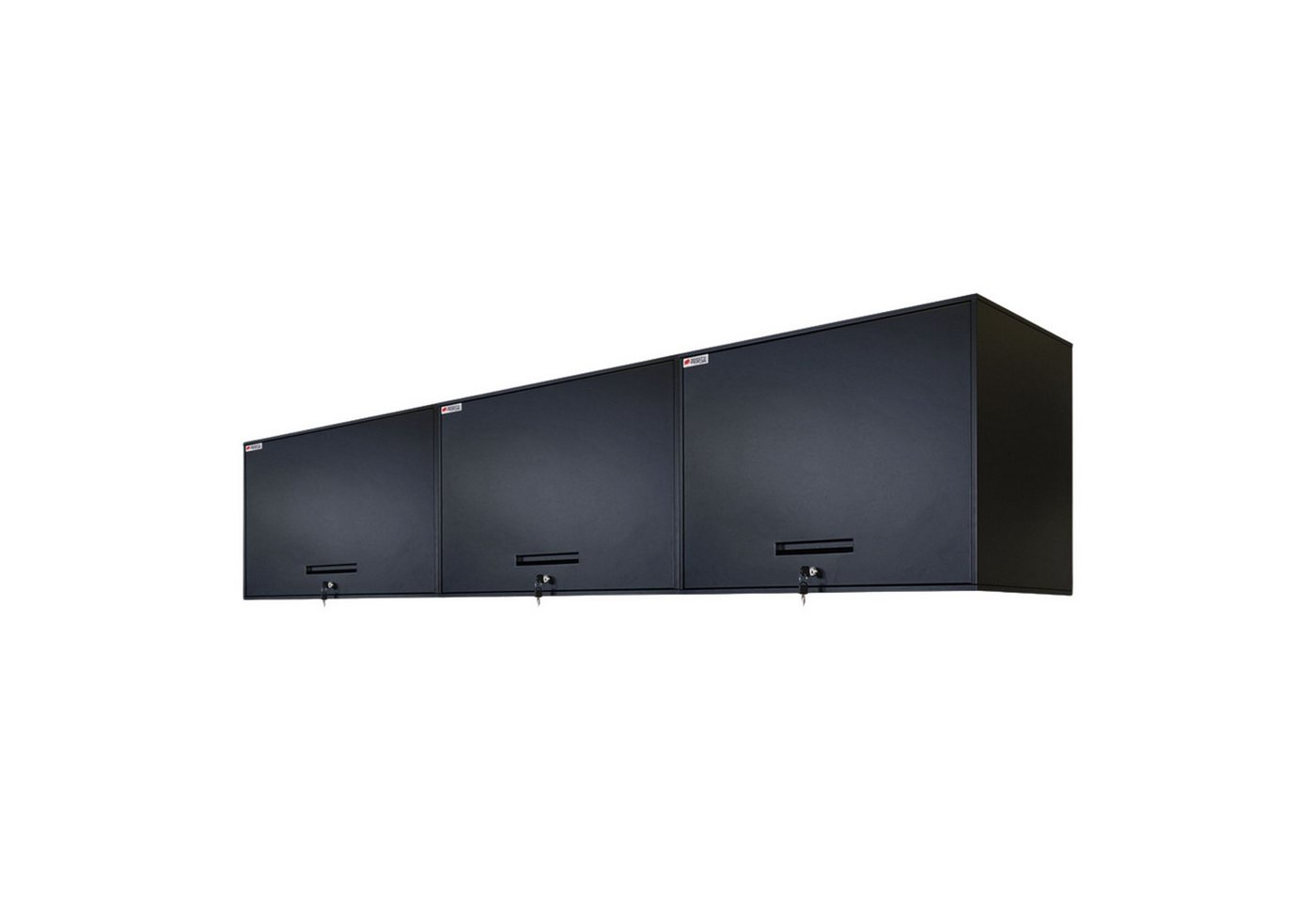 PROREGAL® Werkzeugschrank Mega Deal 3x Wandschrank ELEPHANT abschließbar 55x80x40cm Schwarz von PROREGAL®