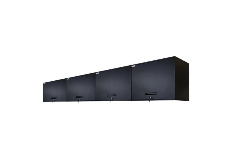 PROREGAL® Werkzeugschrank Mega Deal 4x Wandschrank ELEPHANT abschließbar 55x80x40cm Schwarz von PROREGAL®