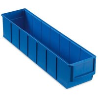 Proregal-aufbewahrung Für Profis - Blaue Industriebox 400 s HxBxT 8,1x9,1x40cm 2,2 Liter Sichtlagerkasten, Sortimentskasten, Sortimentsbox, von PROREGAL - AUFBEWAHRUNG FÜR PROFIS