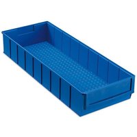 Blaue Industriebox 500 B HxBxT 8,1x18,3x50cm 6 Liter Sichtlagerkasten, Sortimentskasten, Sortimentsbox, Kleinteilebox - Blau von PROREGAL - AUFBEWAHRUNG FÜR PROFIS