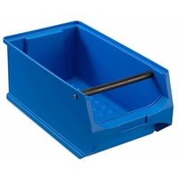 Blaue Sichtlagerbox 4.1 mit Griffstange HxBxT 15x20x35cm 7,2 Liter Sichtlagerbehälter, Sichtlagerkasten, Sichtlagerkastensortiment, Sortierbehälter von PROREGAL - AUFBEWAHRUNG FÜR PROFIS