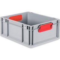 Proregal-aufbewahrung Für Profis - Eurobox NextGen Color HxBxT 17x30x40cm 16 Liter Griffe rot geschlossen Glatter Boden Eurobehälter, Transportbox, von PROREGAL - AUFBEWAHRUNG FÜR PROFIS