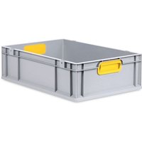 Proregal-aufbewahrung Für Profis - Bac Euro NextGen Color HxLxP 17x40x60cm 34 litres Poignées jaunes fermées Fond lisse Eurobox, boîte industrielle, von PROREGAL - AUFBEWAHRUNG FÜR PROFIS