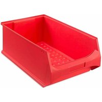 Rote Sichtlagerbox 5.0 HxBxT 20x30x50cm 21,8 Liter Sichtlagerbehälter, Sichtlagerkasten, Sichtlagerkastensortiment, Sortierbehälter - Rot von PROREGAL - AUFBEWAHRUNG FÜR PROFIS