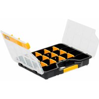 SparSet 10x Sortimentskasten EuroPlus Basic HxBxT 5,5x29,5x23,5cm Schwarz-Transparent-Grau - Schwarz von PROREGAL - AUFBEWAHRUNG FÜR PROFIS