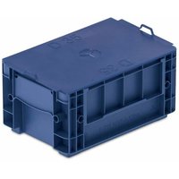 Vda klt Kleinladungsträger mit Verbundboden & Auflagedeckel HxBxT 14,7x20x30cm 5,3 Liter klt, Transportbox, Transportbehälter, Stapelbehälter - Blau von PROREGAL - AUFBEWAHRUNG FÜR PROFIS