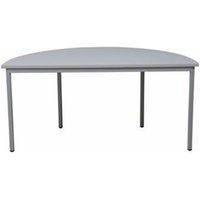 PROREGAL Bürotisch Wolf Halbkreis HxBxT 75x160x80cm Grau - Grau von PROREGAL - BETRIEBSAUSSTATTUNG FÜR PROFIS