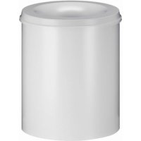 Selbstlöschender Papierkorb & Abfallsammler aus Metall 80 Liter, HxØ 54x47cm Weiß - Weiß von PROREGAL - BETRIEBSAUSSTATTUNG ZUM BESTEN PREIS
