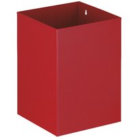 Proregal-betriebsausstattung Zum Besten Preis - Viereckiger Papierkorb zur optionalen Wandmontage 21 Liter Rot - Rot von PROREGAL - BETRIEBSAUSSTATTUNG ZUM BESTEN PREIS