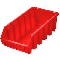 Sichtlagerbox 2L HxBxT 7,5x11,6x21,2cm Polypropylen Rot - Rot von PROREGAL - BETRIEBSAUSSTATTUNG ZUM FAIREN PREIS