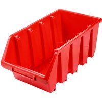 Sichtlagerbox 4 HxBxT 15,5x20,4x34cm Polypropylen Rot - Rot von PROREGAL - BETRIEBSAUSSTATTUNG ZUM FAIREN PREIS