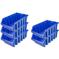 Proregal-betriebsausstattung Zum Fairen Preis - SuperSparSet 5x Sichtlagerbox 5 HxBxT 18,7x33,3x50cm Polypropylen Blau - Blau von PROREGAL - BETRIEBSAUSSTATTUNG ZUM FAIREN PREIS