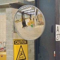 Proregal Industriespiegel aus hochwertigem Acrylglas mit Wandhalterung Spiegel-Ø 30cm Beobachtungsabstand 2m Weitwinkelwirkung von PROREGAL - BETRIEBSSICHERHEIT ZUM FAIREN PREIS