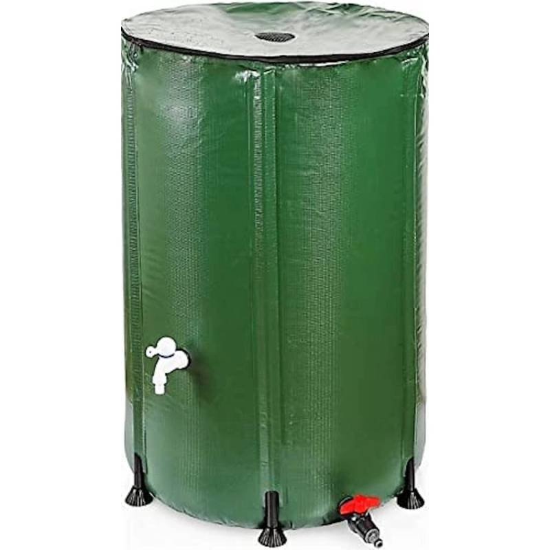 PROREGAL 500 Liter Faltbare Regentonne Renata Wassertank Filter und Schlauchschnelladapter UV-Stabiles PVC von PROREGAL