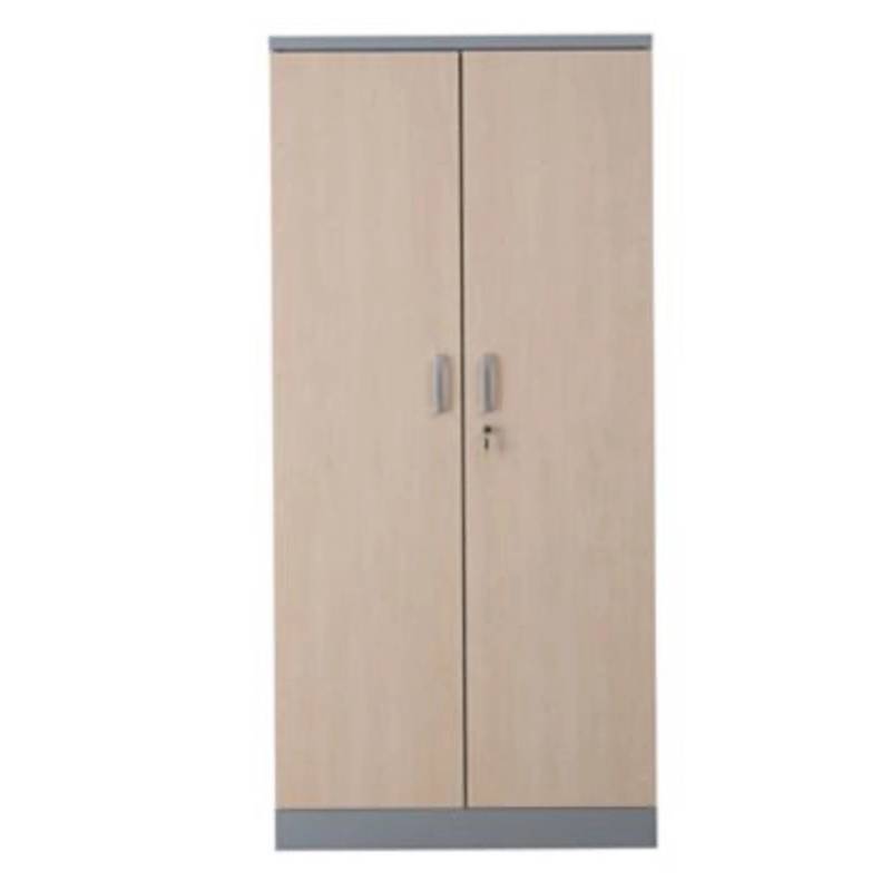 PROREGAL Aktenschrank Beetle 4 Fachböden HxBxT 195 x 92 x 42 cm Silber & Ahorn von PROREGAL