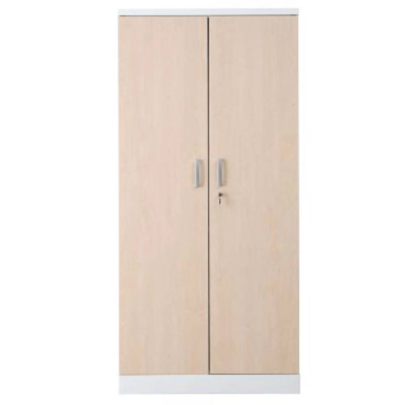 PROREGAL Aktenschrank Beetle 4 Fachböden HxBxT 195 x 92 x 42 cm Weiß & Ahorn von PROREGAL