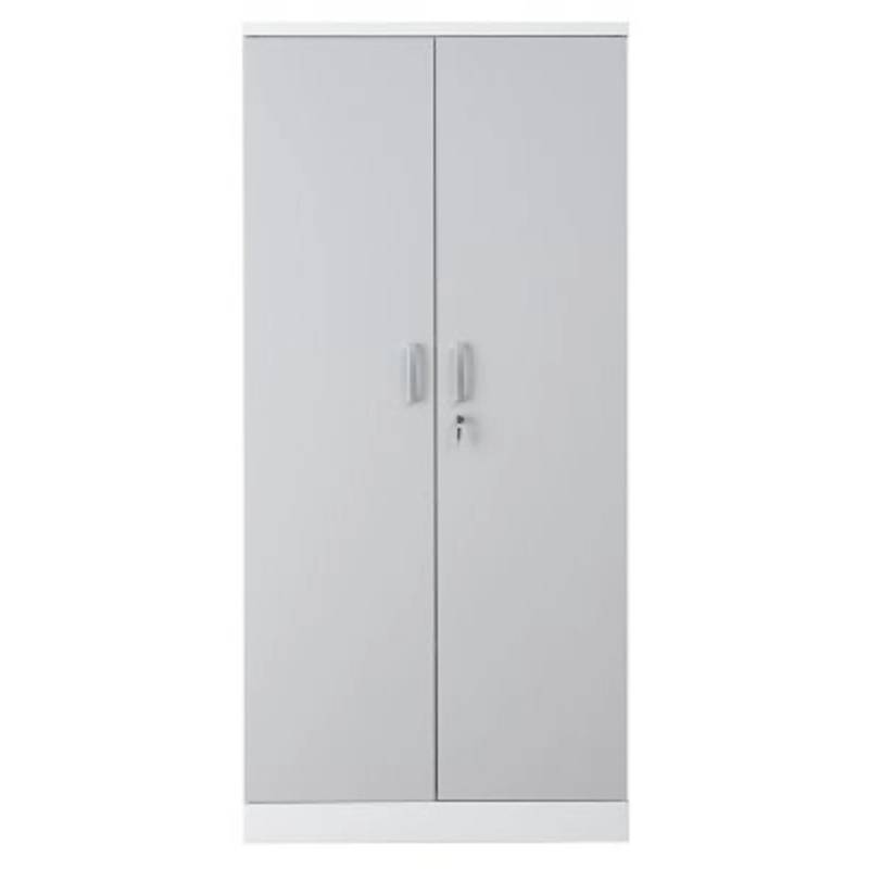 PROREGAL Aktenschrank Beetle 4 Fachböden HxBxT 195 x 92 x 42 cm Weiß & Grau von PROREGAL