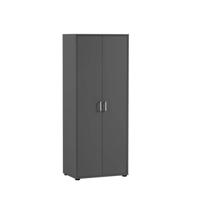 PROREGAL Aktenschrank Fox Tall HxBxT 164 x 65 x 41 cm 2 Flügeltüren Anthrazit von PROREGAL