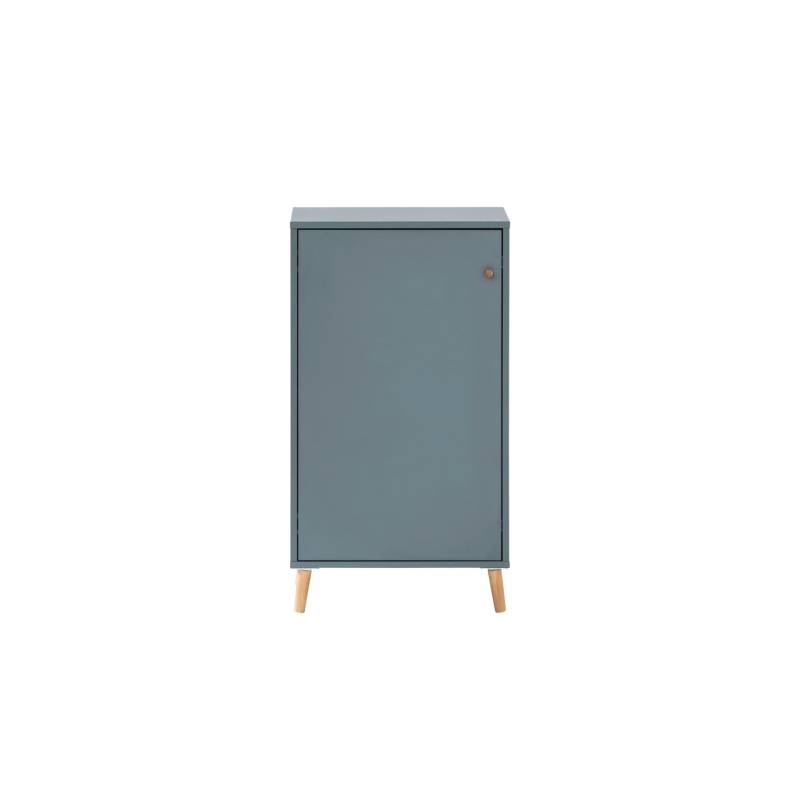 PROREGAL Aktenschrank Jaguar Small HxBxT 92,6 x 51 x 41 cm 2 Fächern & 1 Flügeltür Blau von PROREGAL
