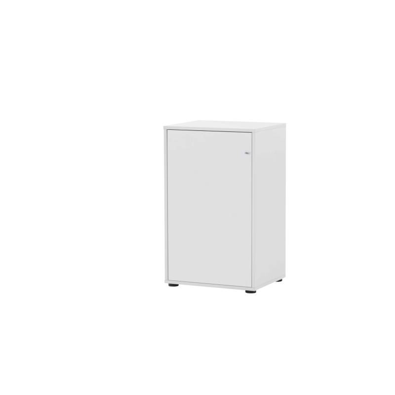 PROREGAL Aktenschrank Pigeon Small HxBxT 83,6 x 51 x 41 cm 2 Fächern & 1 Flügeltür Weiß von PROREGAL