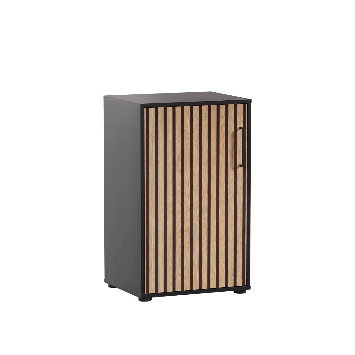 PROREGAL Aktenschrank Raven Small HxBxT 84 x 51 x 41 cm 2 Fächern & 1 Flügeltür Akustikpaneele Eiche & Schwarz PROREGAL Aktenschrank Raven Small HxBxT 84 x 51 x 41 cm 2 Fächern & 1 Flügeltür Akustikpaneele Eiche & Schwarz von PROREGAL
