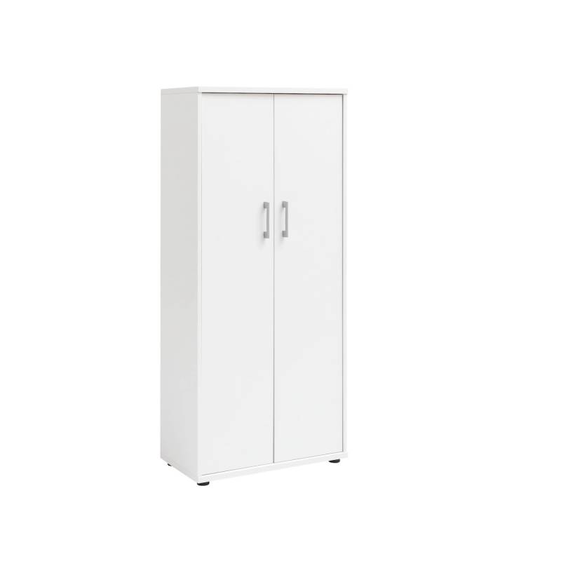 PROREGAL Aktenschrank Tiger Large HxBxT 147 x 65 x 34 cm 4 Fächern & 2 Flügeltüren Weiß von PROREGAL