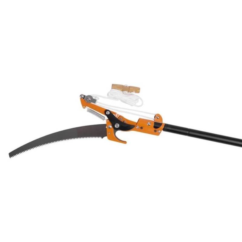 PROREGAL Baumschere WOOD mit Teleskopstange 240cm Schwarz-Orange von PROREGAL