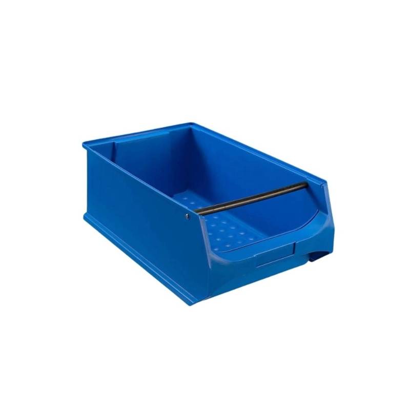 Blaue Sichtlagerbox 5.1 Mit Griffstange HxBxT 20 x 30 x 50 cm 21,8 Liter Sichtlagerbehälter Sichtlagerkasten von PROREGAL