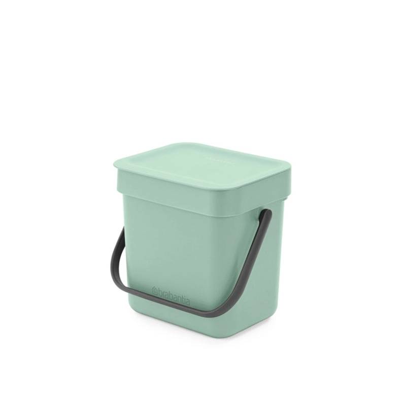 PROREGAL Abfallsammler Mit Stay Open Deckel 3 Liter HxBxT 17,4 x 18,8 x 13,9 cm Kunststoff Jade von PROREGAL