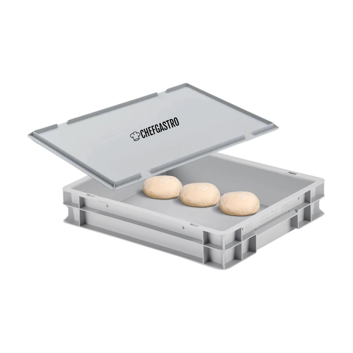 CHEFGASTRO Pizzaballenbox Mit Deckel HxBxT 8,5 x 30 x 40 cm 9 Liter Teigwanne Für Pizzateig Sstapelbare Pizzabox CHEFGASTRO Pizzaballenbox Mit Deckel HxBxT 8,5 x 30 x 40 cm 9 Liter Teigwanne Für Pizzateig Sstapelbare Pizzabox von PROREGAL