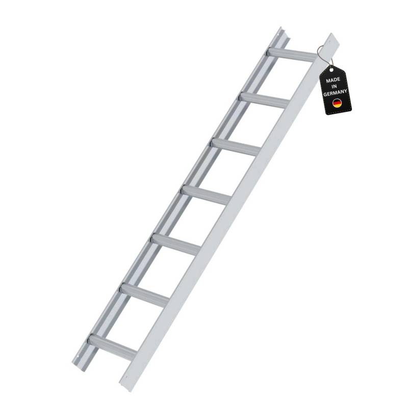 PROREGAL Dachleiter Alu Natur 7 Sprossen von PROREGAL