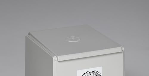 PROREGAL Deckel für Abfall- und Wertstoffsammelsystem 60 Liter | Kunststoff | Grau von PROREGAL