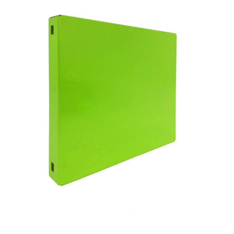 PROREGAL Doppelpack 2x Memoboard aus Stahl Geschlossen HxBxT 30 x 30 x 3,5 cm Grün Wandtafel Trägersystem von PROREGAL