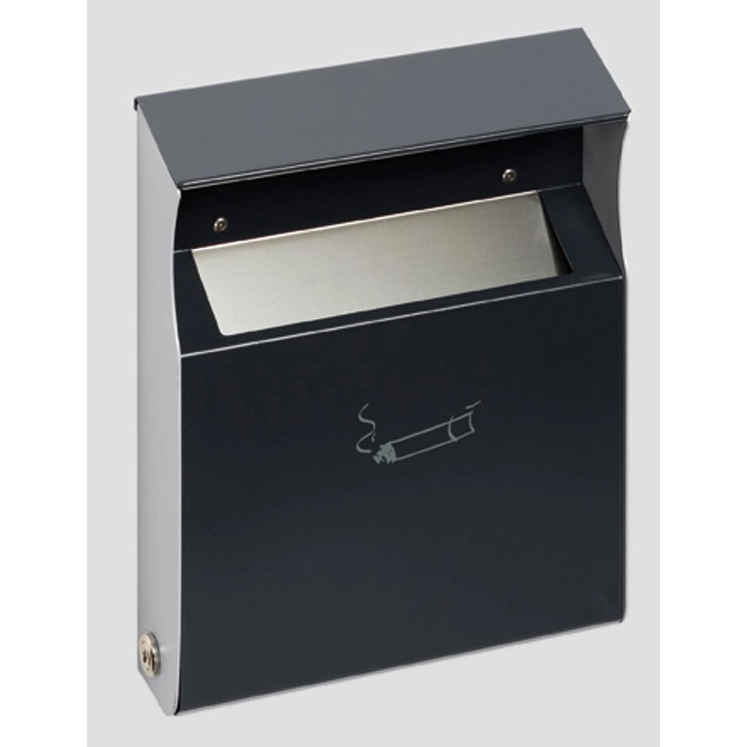 PROREGAL Eckiger Wandascher Mit Einwurfblende 2 Liter HxBxT 30 x 23 x 6 cmVerzinkter Stahl Anthrazit PROREGAL Eckiger Wandascher Mit Einwurfblende 2 Liter HxBxT 30 x 23 x 6 cmVerzinkter Stahl Anthrazit von PROREGAL