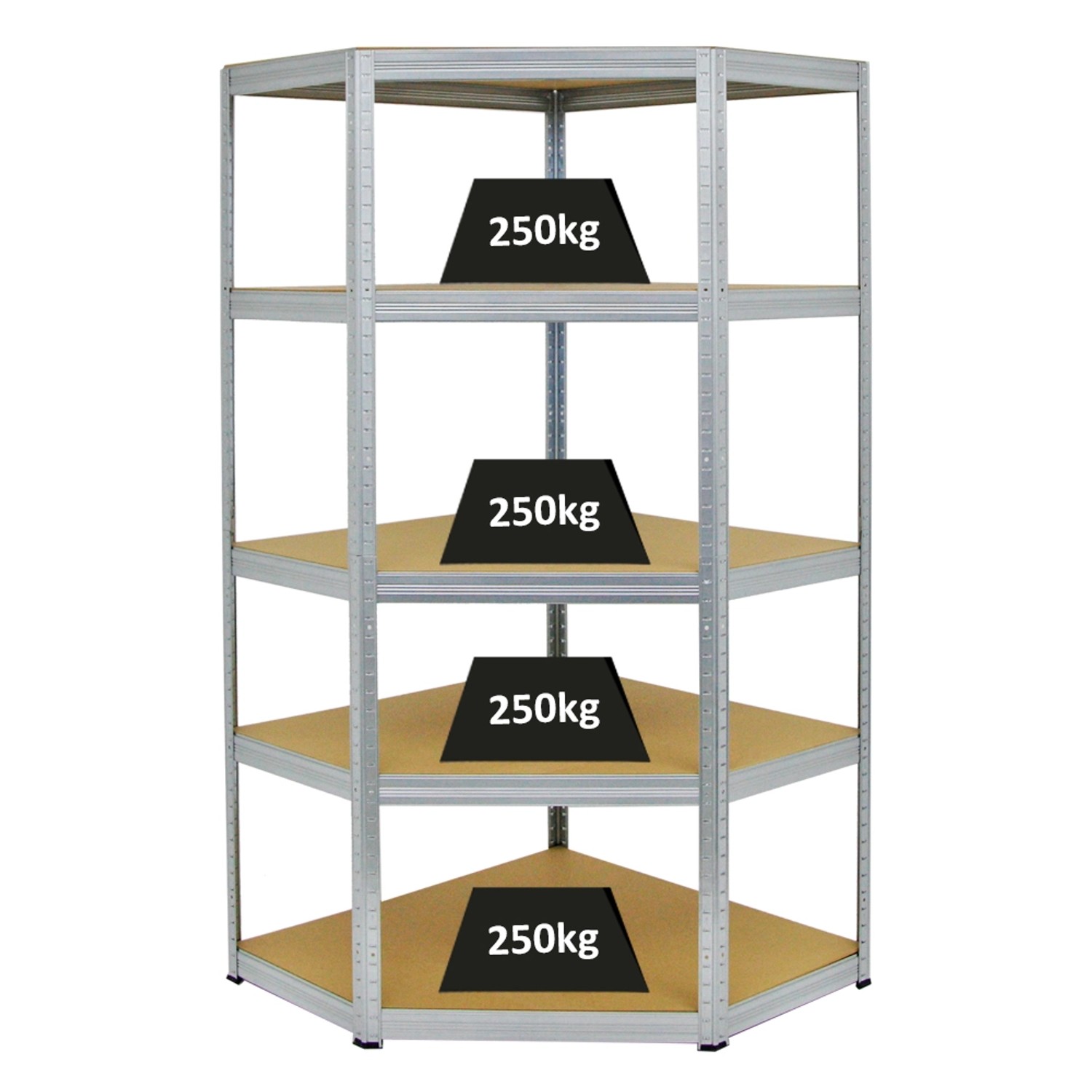 PROREGAL Eckregal Slim Elephant HxBxT 180 x 90 x 45 cm Fachlast 250 kg Verzinkt PROREGAL Eckregal Slim Elephant HxBxT 180 x 90 x 45 cm Fachlast 250 kg Verzinkt von PROREGAL