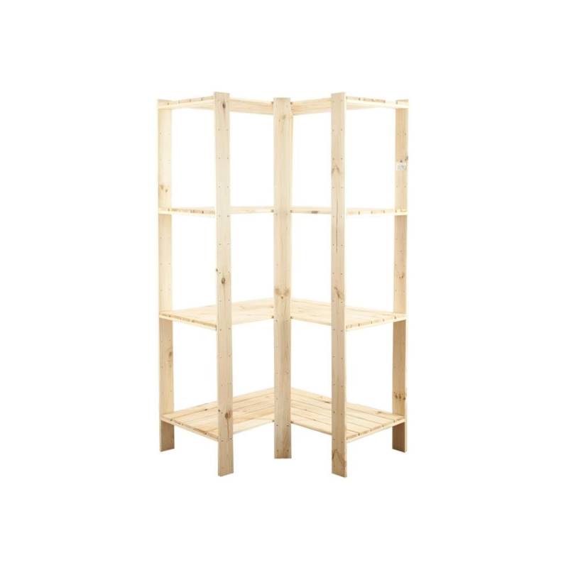 PROREGAL Eckregal Woodland HxBxT 166,4 x 85 x 50 cm Fachlast 120 kg 5 Fachboden Kiefernholz Natur PROREGAL Eckregal Woodland HxBxT 166,4 x 85 x 50 cm Fachlast 120 kg 5 Fachboden Kiefernholz Natur von PROREGAL