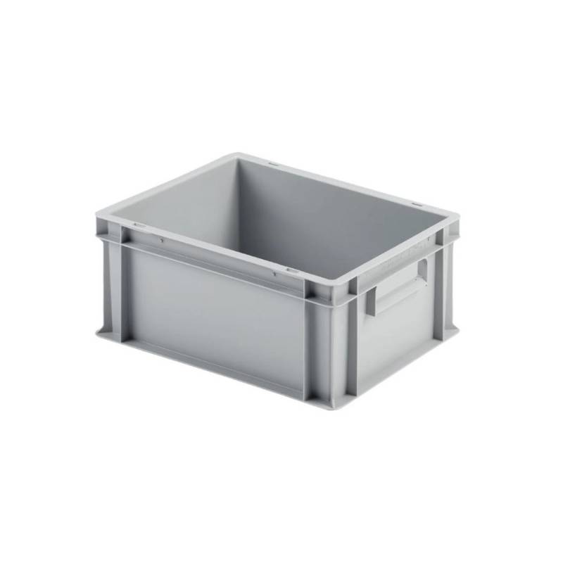 Eurobehälter Mit Geschlossenem Griff HxBxT 17,5 x 30 x 40 cm 16 Liter Grau Eurobox Transportbox Transportbehälter Stapelbehälter von PROREGAL
