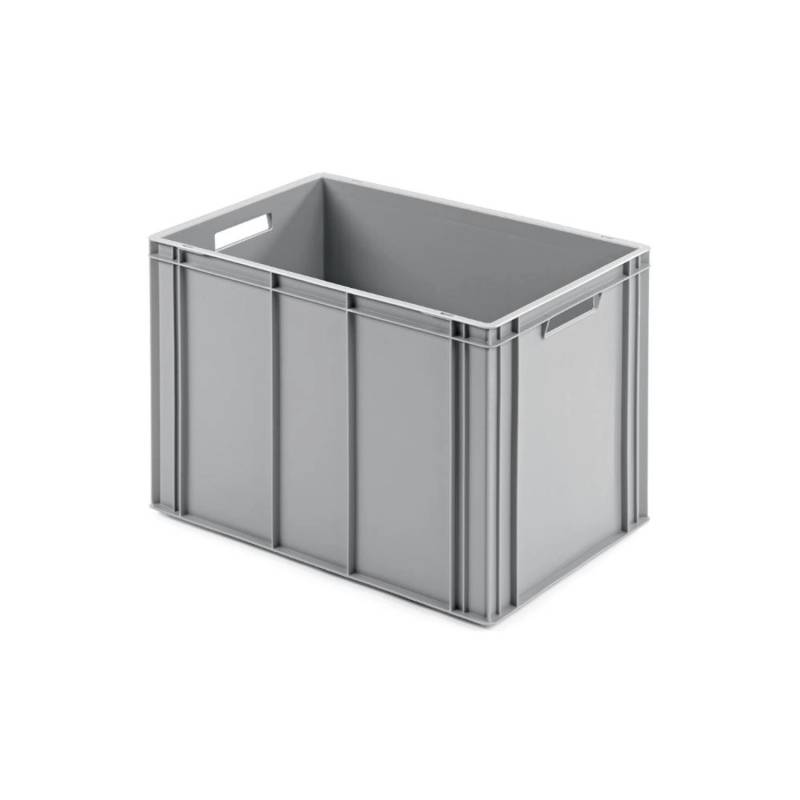 PROREGAL Eurobehälter mit Offenem Griff HxBxT 42 x 40 x 60 cm 70 Liter Grau Eurobox Transportbox PROREGAL Eurobehälter mit Offenem Griff HxBxT 42 x 40 x 60 cm 70 Liter Grau Eurobox Transportbox von PROREGAL