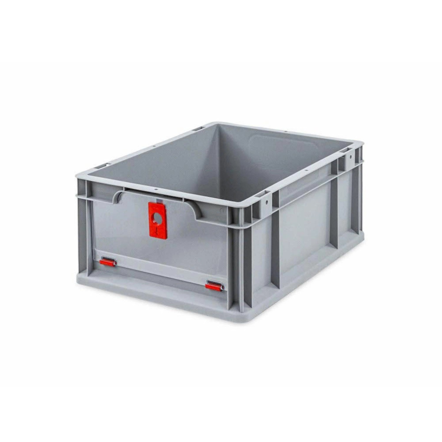 PROREGAL Eurobox NextGen Insight Cover HxBxT 17 x 30 x 40 16 Liter Niedrig/Rot Eurobehälter Transportbox PROREGAL Eurobox NextGen Insight Cover HxBxT 17 x 30 x 40 16 Liter Niedrig/Rot Eurobehälter Transportbox von PROREGAL
