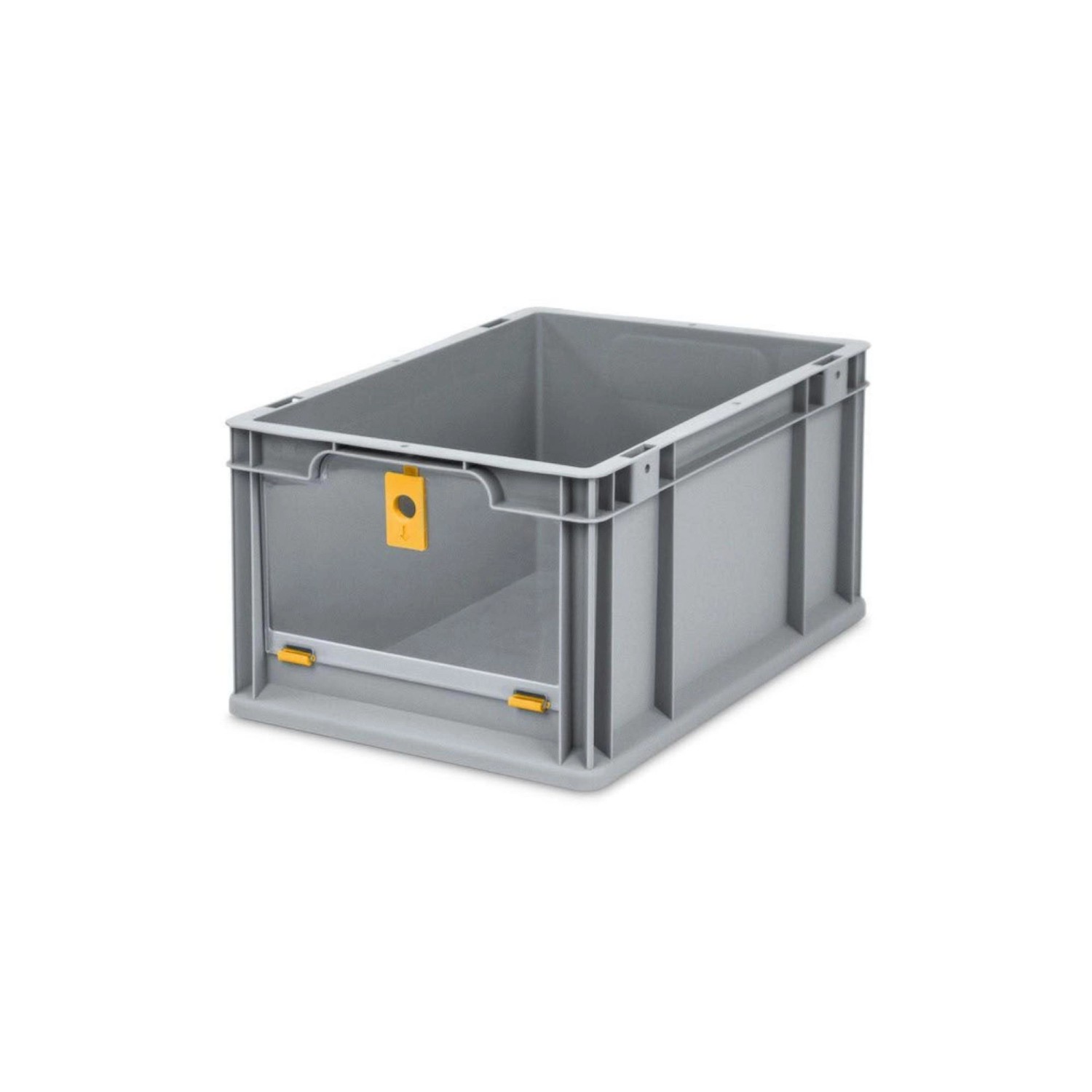 PROREGAL Eurobox NextGen Insight Cover HxBxT 22 x 30 x 40 20 Liter Hoch/Gelb Eurobehälter Transportbox PROREGAL Eurobox NextGen Insight Cover HxBxT 22 x 30 x 40 20 Liter Hoch/Gelb Eurobehälter Transportbox von PROREGAL