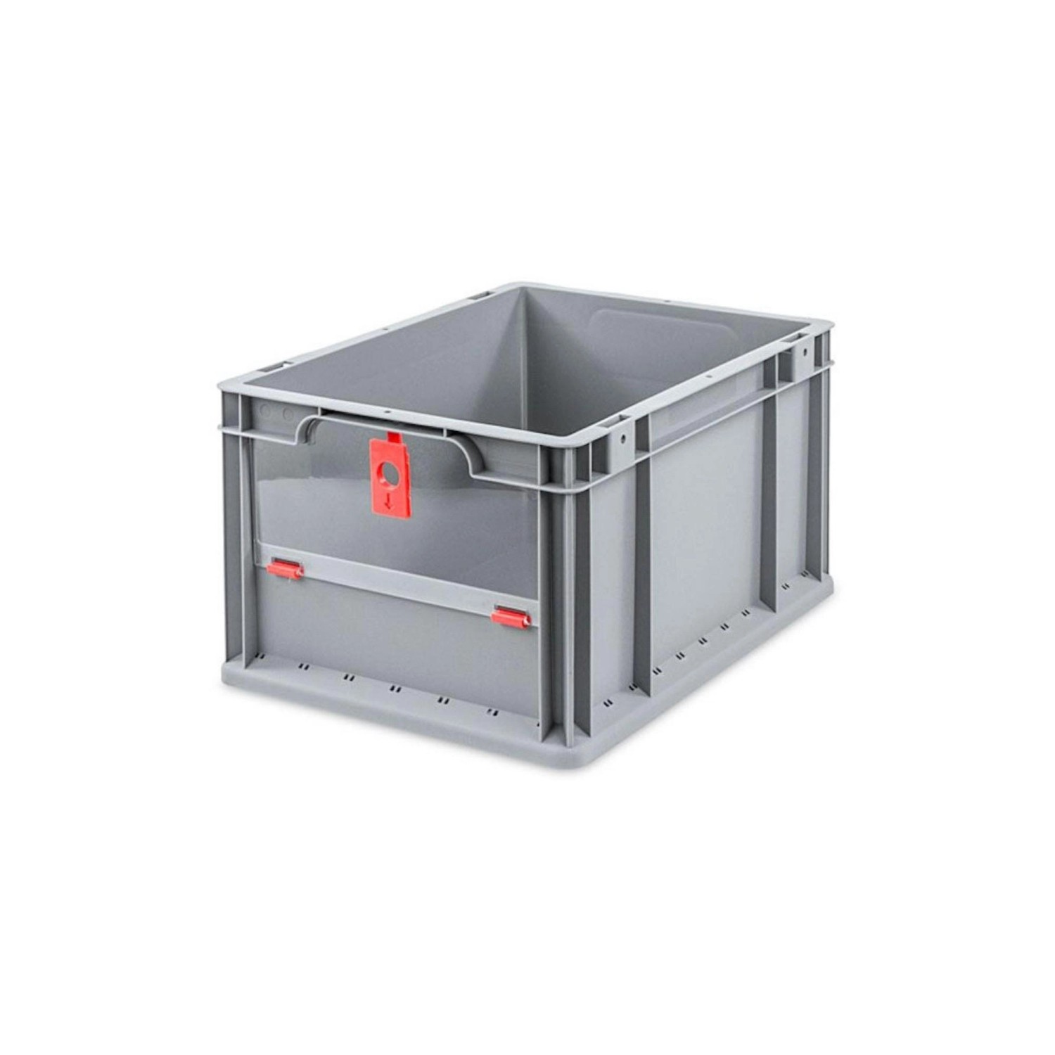 PROREGAL Eurobox NextGen Insight Cover HxBxT 22 x 30 x 40 20 Liter Niedrig/Rot Eurobehälter Transportbox PROREGAL Eurobox NextGen Insight Cover HxBxT 22 x 30 x 40 20 Liter Niedrig/Rot Eurobehälter Transportbox von PROREGAL