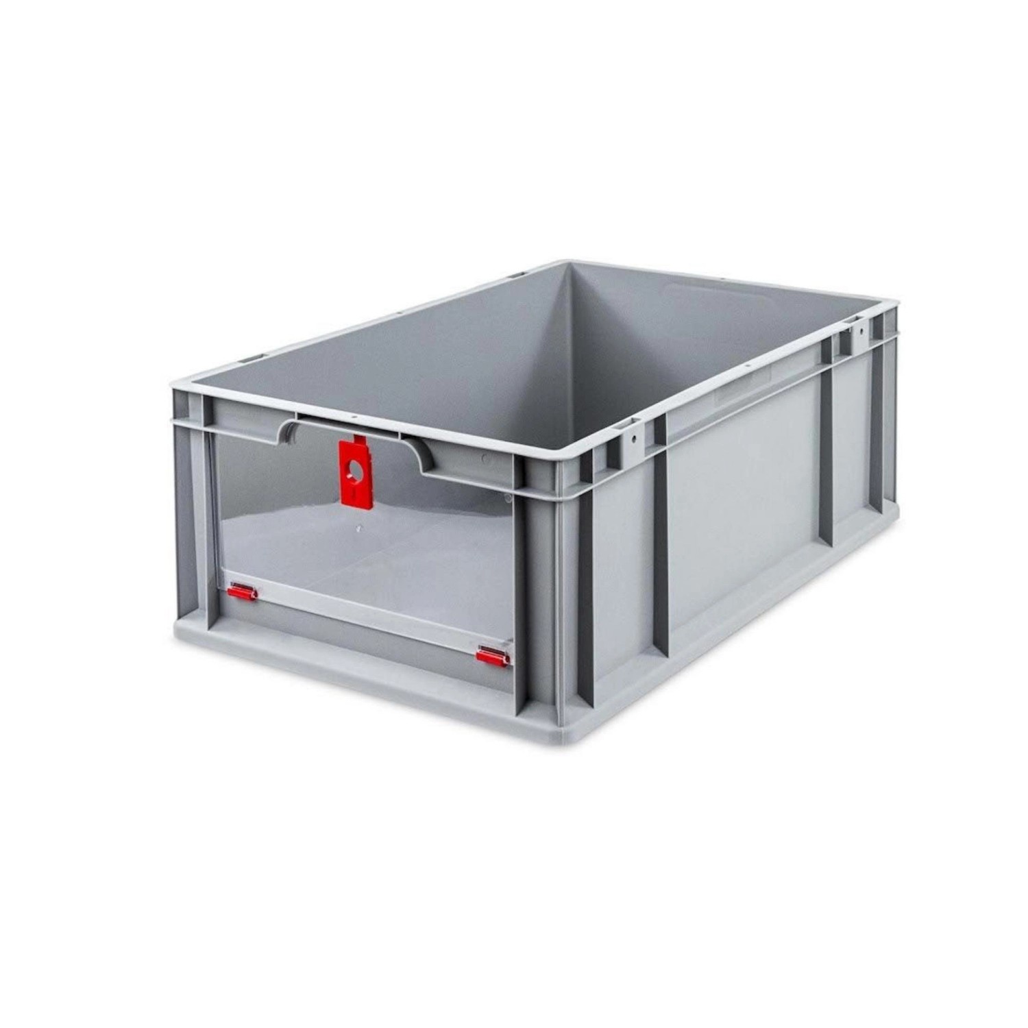 PROREGAL Eurobox NextGen Insight Cover HxBxT 22 x 40 x 60 44 Liter Hoch/Rot Eurobehälter Transportbox PROREGAL Eurobox NextGen Insight Cover HxBxT 22 x 40 x 60 44 Liter Hoch/Rot Eurobehälter Transportbox von PROREGAL