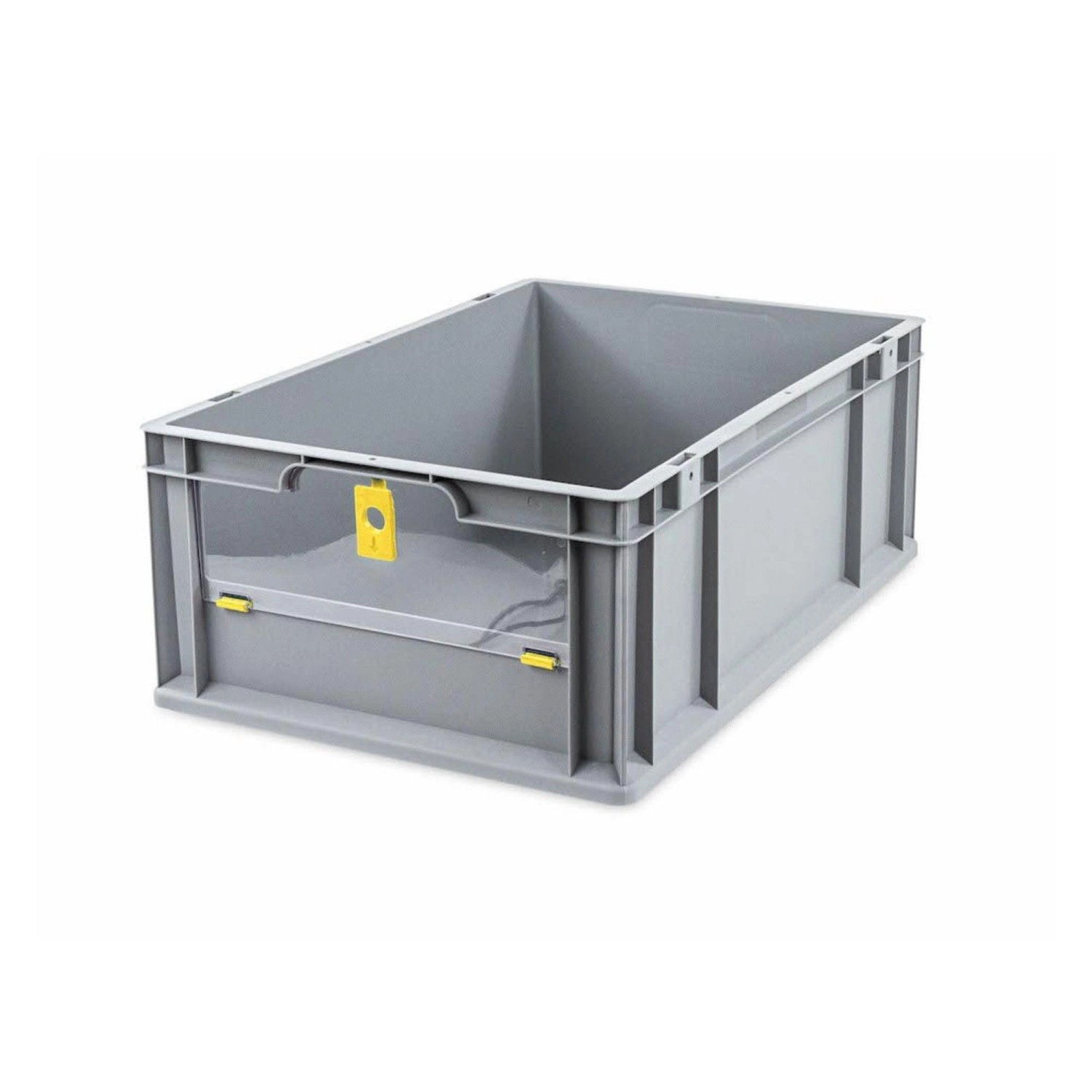 PROREGAL Eurobox NextGen Insight Cover HxBxT 22 x 40 x 60 44 Liter Niedrig/Gelb Eurobehälter Transportbox PROREGAL Eurobox NextGen Insight Cover HxBxT 22 x 40 x 60 44 Liter Niedrig/Gelb Eurobehälter Transportbox von PROREGAL
