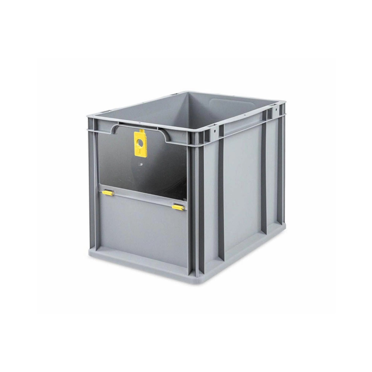 PROREGAL Eurobox NextGen Insight Cover HxBxT 32 x 30 x 40 30 Liter Hoch/Gelb Eurobehälter Transportbox PROREGAL Eurobox NextGen Insight Cover HxBxT 32 x 30 x 40 30 Liter Hoch/Gelb Eurobehälter Transportbox von PROREGAL
