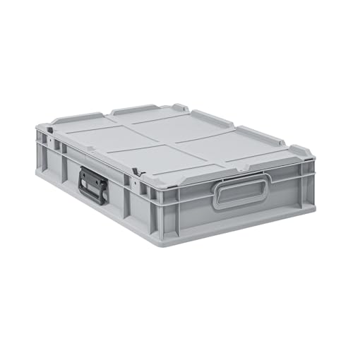 PROREGAL Eurobox NextGen Portable | HxBxT 13,5x40x60cm | 23 Liter | Eurobehälter, Transportbox, Transportbehälter, Stapelbehälter von PROREGAL