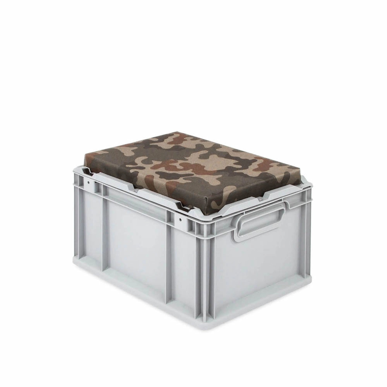 Eurobox NextGen Seat Box Camouflage HxBxT 26,5 x 30 x 40 cm 20 Liter Griffe Geschlossen Eurobehälter Sitzbox Transportbox Eurobox NextGen Seat Box Camouflage HxBxT 26,5 x 30 x 40 cm 20 Liter Griffe Geschlossen Eurobehälter Sitzbox Transportbox von PROREGAL