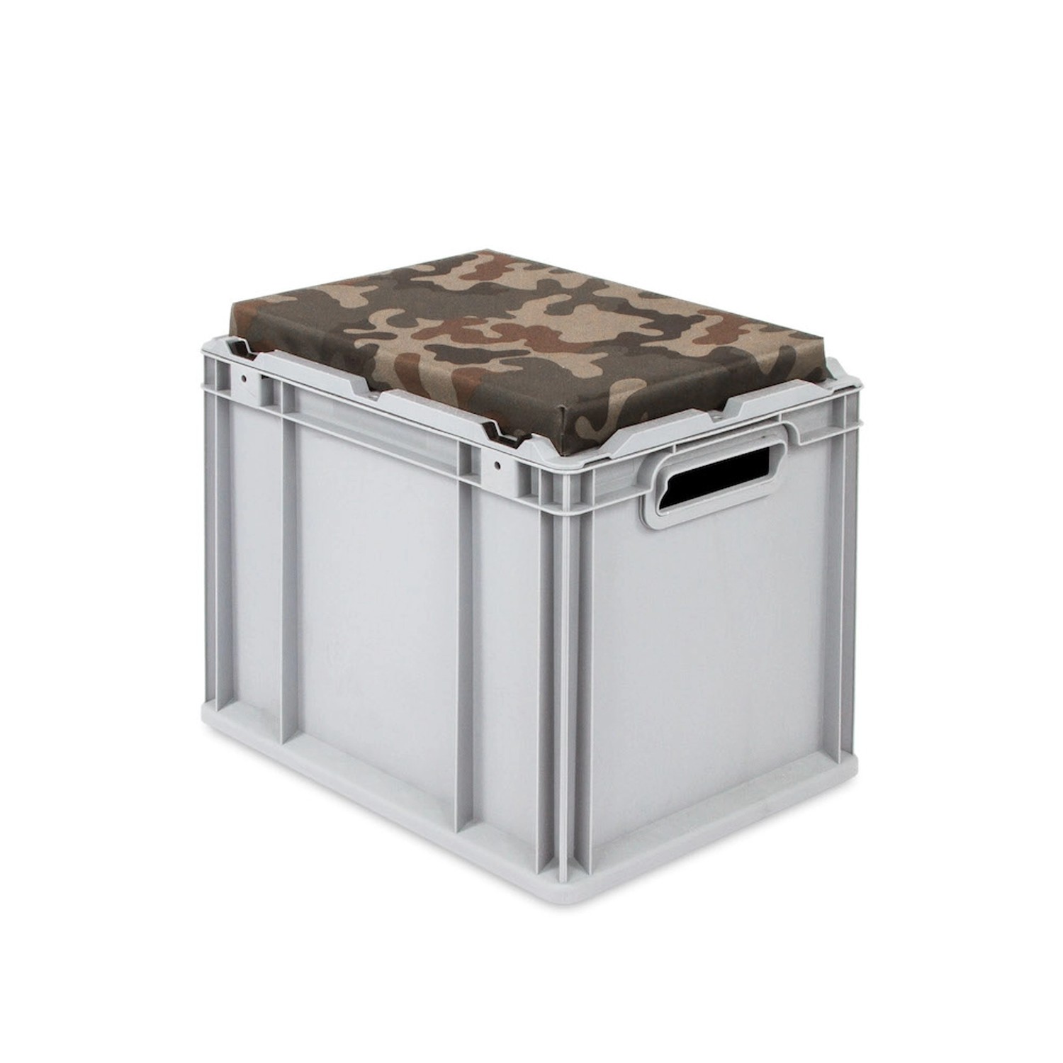 Eurobox NextGen Seat Box Camouflage HxBxT 36,5 x 30 x 40 cm 30 Liter Griffe Offen Eurobehälter Sitzbox Transportbox Eurobox NextGen Seat Box Camouflage HxBxT 36,5 x 30 x 40 cm 30 Liter Griffe Offen Eurobehälter Sitzbox Transportbox von PROREGAL