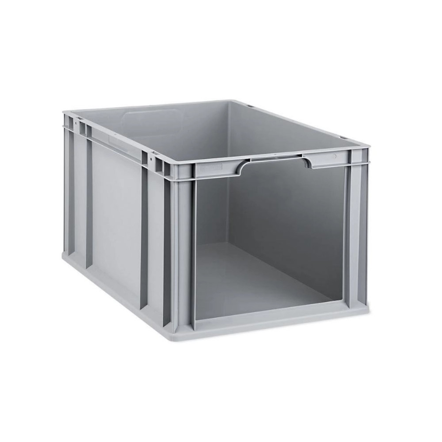 PROREGAL Eurobox NextGen Store HxBxT 32 x 40 x 60 cm 65 Liter Front Offen Eurobehälter Transportbox von PROREGAL