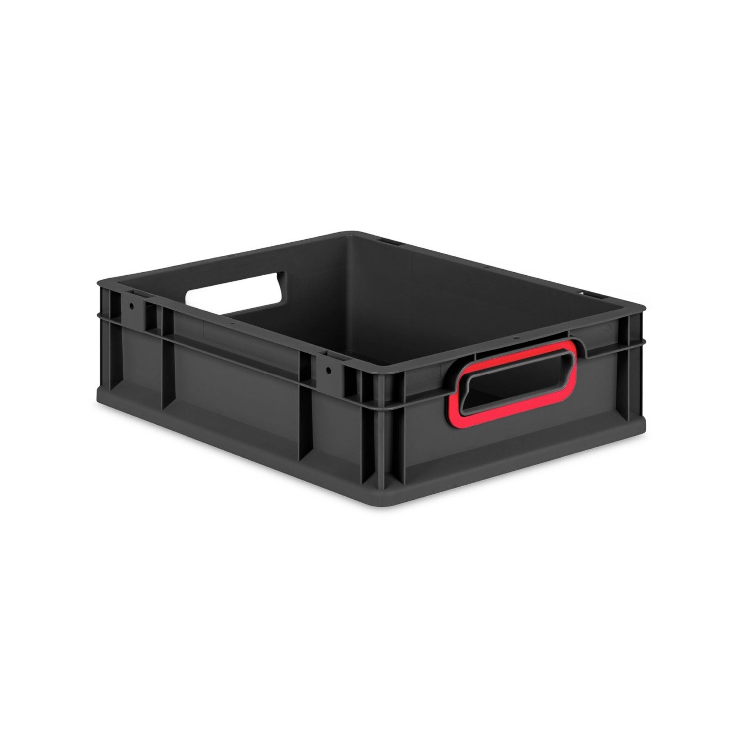 PROREGAL Eurobox Nextgen Color HxBxT 12x30x40cm 11 Liter Griffe Rot Offen Schwarz Eurobehälter Transportbox Transportbehälter PROREGAL Eurobox Nextgen Color HxBxT 12x30x40cm 11 Liter Griffe Rot Offen Schwarz Eurobehälter Transportbox Transportbehälter von PROREGAL
