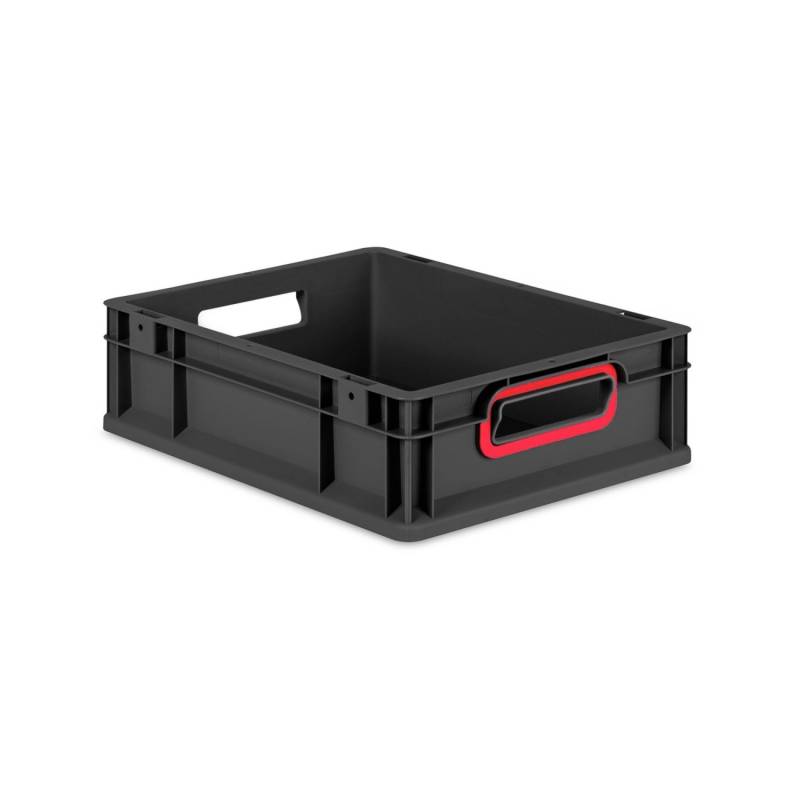 PROREGAL Eurobox Nextgen Color HxBxT 12x30x40cm 11 Liter Griffe Rot Offen Schwarz Eurobehälter Transportbox Transportbehälter PROREGAL Eurobox Nextgen Color HxBxT 12x30x40cm 11 Liter Griffe Rot Offen Schwarz Eurobehälter Transportbox Transportbehälter von PROREGAL